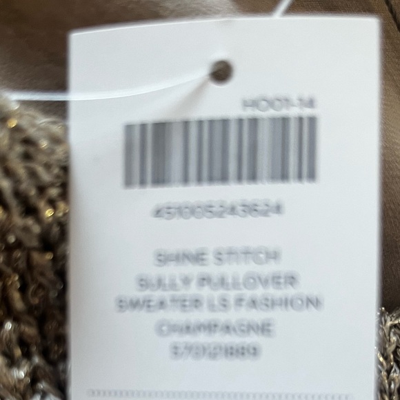 Womans Shimmering Chicos V Necked Sweater w/ lots of Style!! - Picture 10 of 10